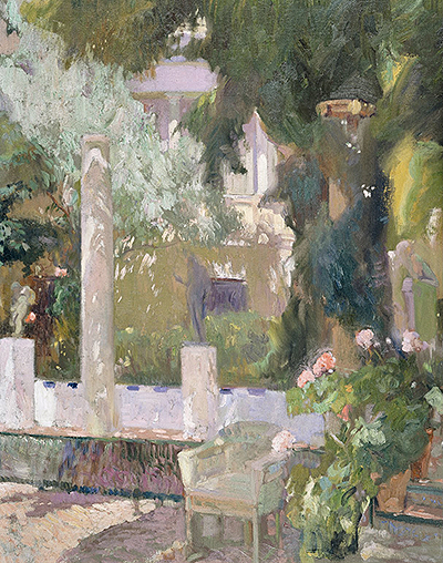 The Gardens at the Sorolla Family House Joaquin Sorolla